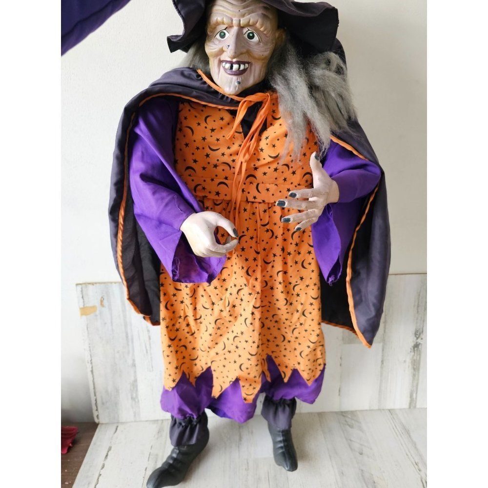 Vintage large hanging‎ witch AS IS